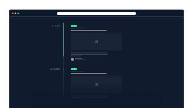 ChangelogVersions preview