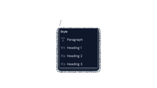 EditorSuggestionMenu preview
