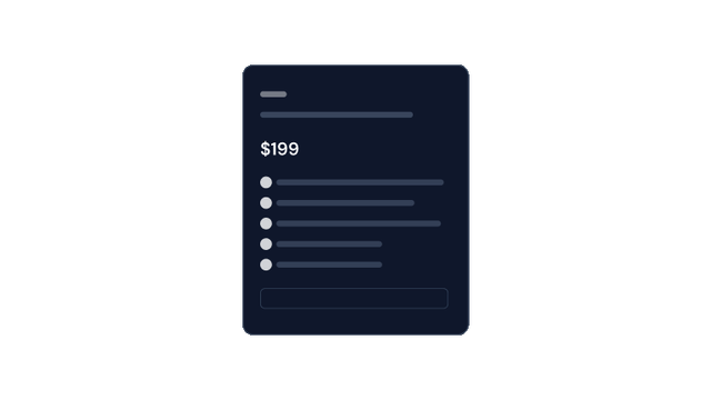 PricingPlan preview