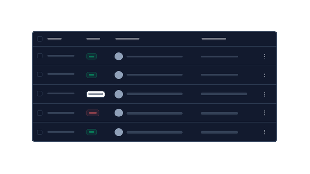 Table preview