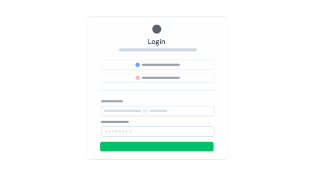 AuthForm preview