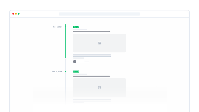 ChangelogVersions preview
