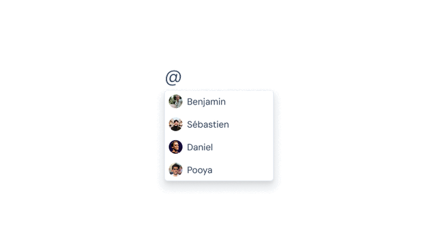EditorMentionMenu preview