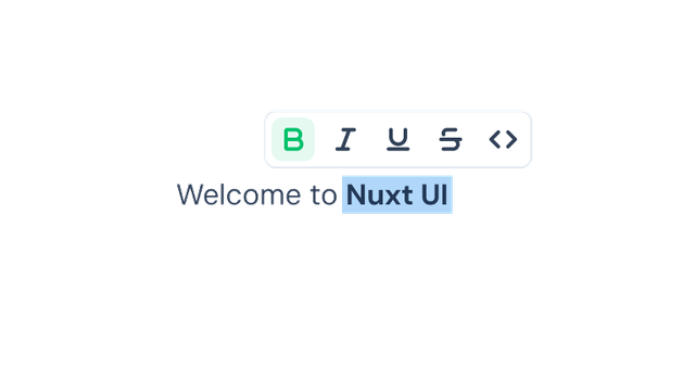 EditorToolbar preview