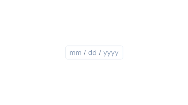 InputDate preview